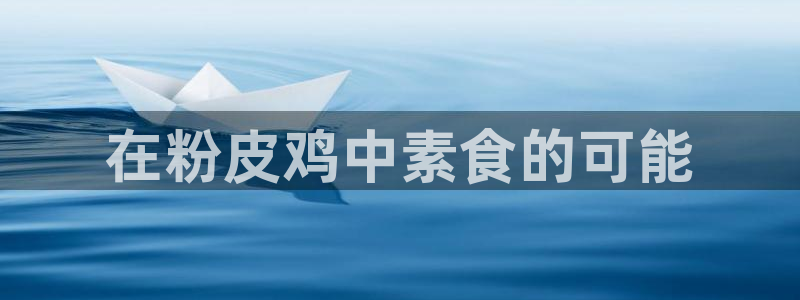 在粉皮鸡中素食的可能